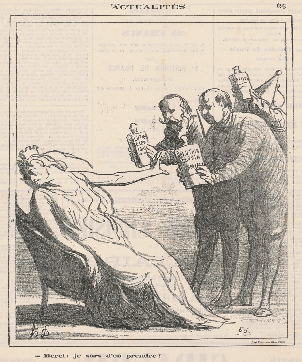 Kiitos, otan muutaman tekijältä Honoré Daumier