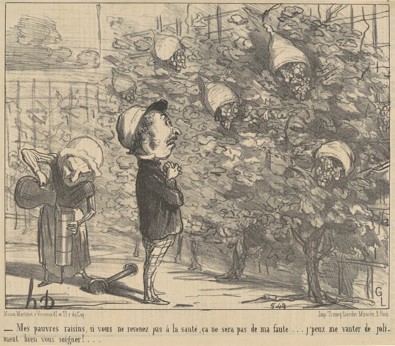 Huonot syyni, jos et palaa hyppyyn... tekijältä Honoré Daumier
