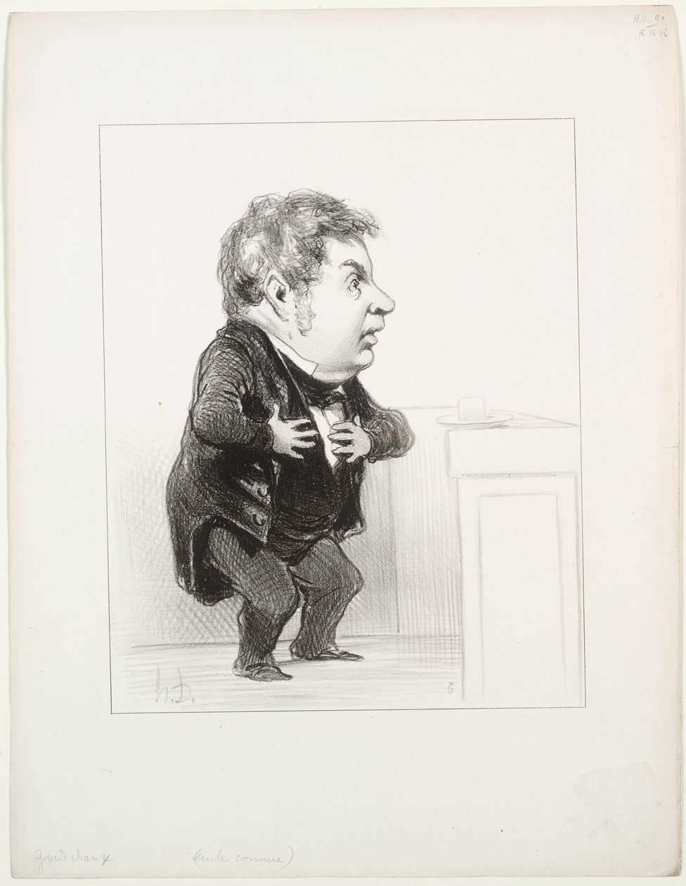 Michel Goudchaux, 1849. tekijältä Honoré Daumier