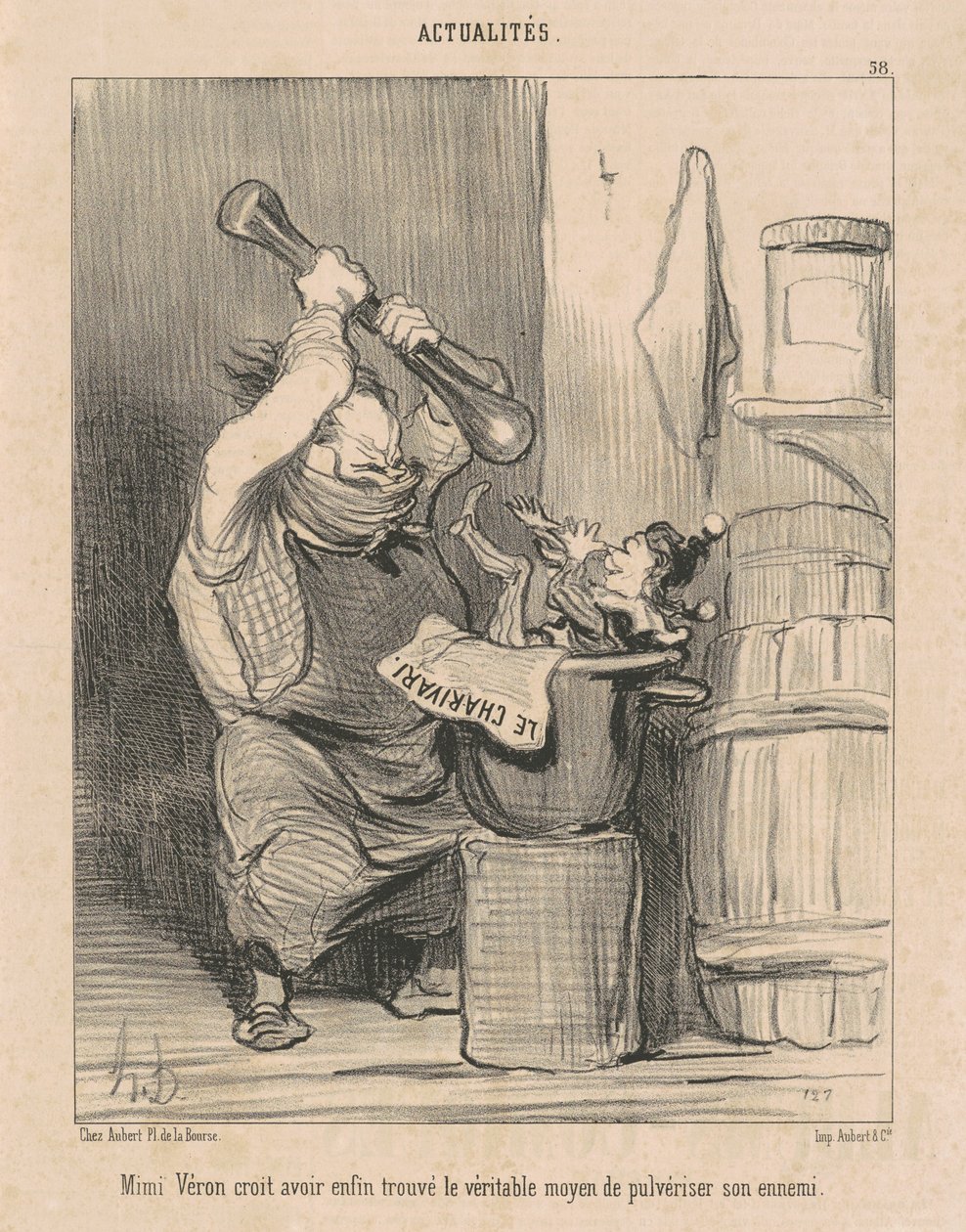 Mimi Vèron uskoo löytäneensä ... tekijältä Honoré Daumier