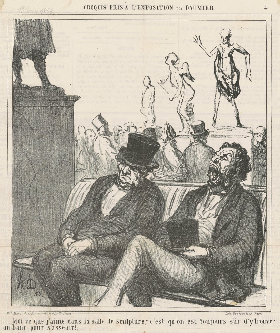 Minä mistä pidän veistoshuoneessa... tekijältä Honoré Daumier