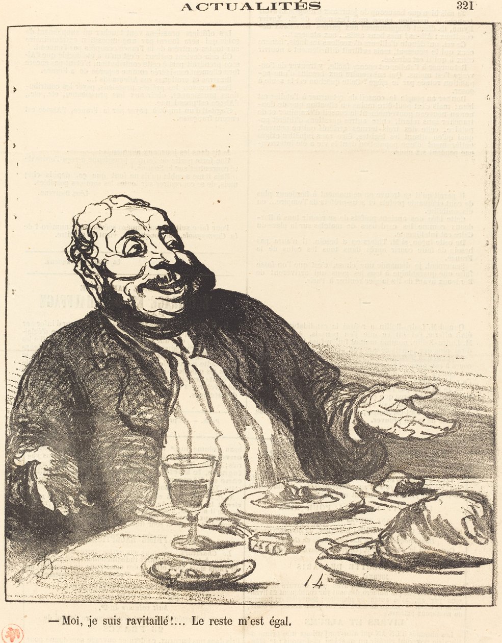 Olen toimitettu!... tekijältä Honoré Daumier