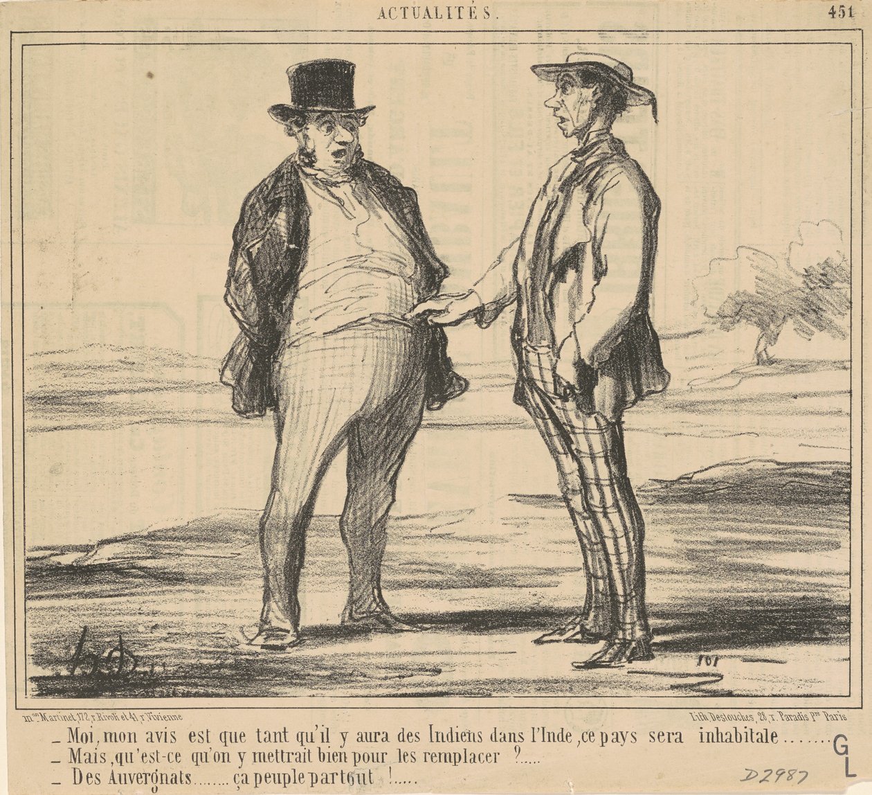 Kuukausi, mielipiteeni on... tekijältä Honoré Daumier