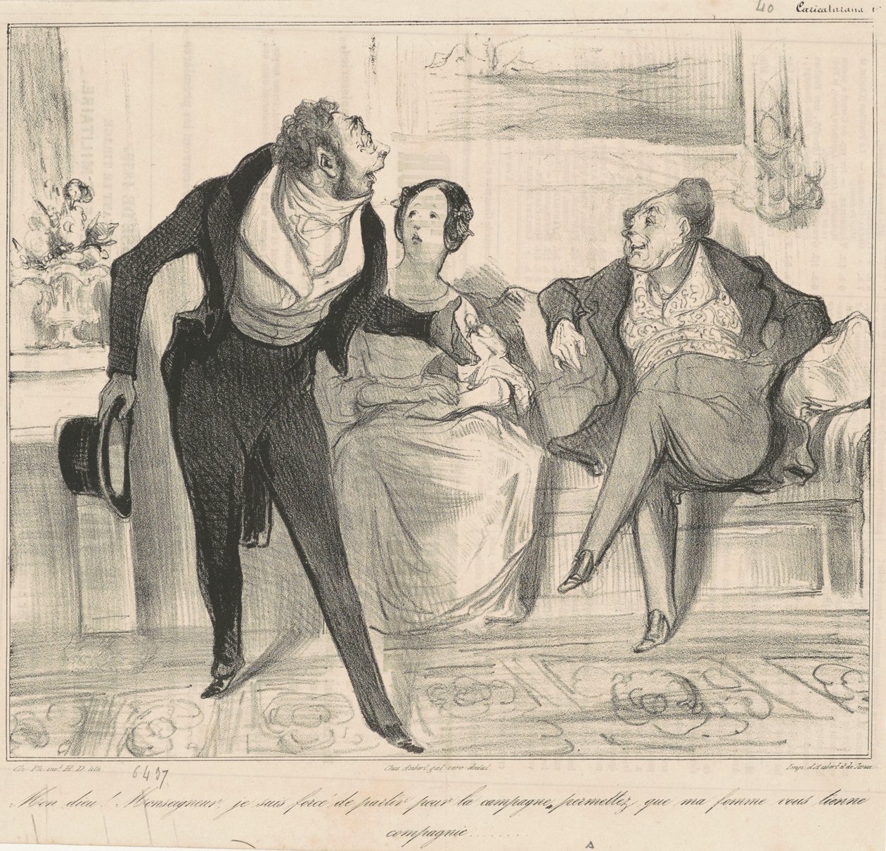 Jumalani! Sir, olen... tekijältä Honoré Daumier