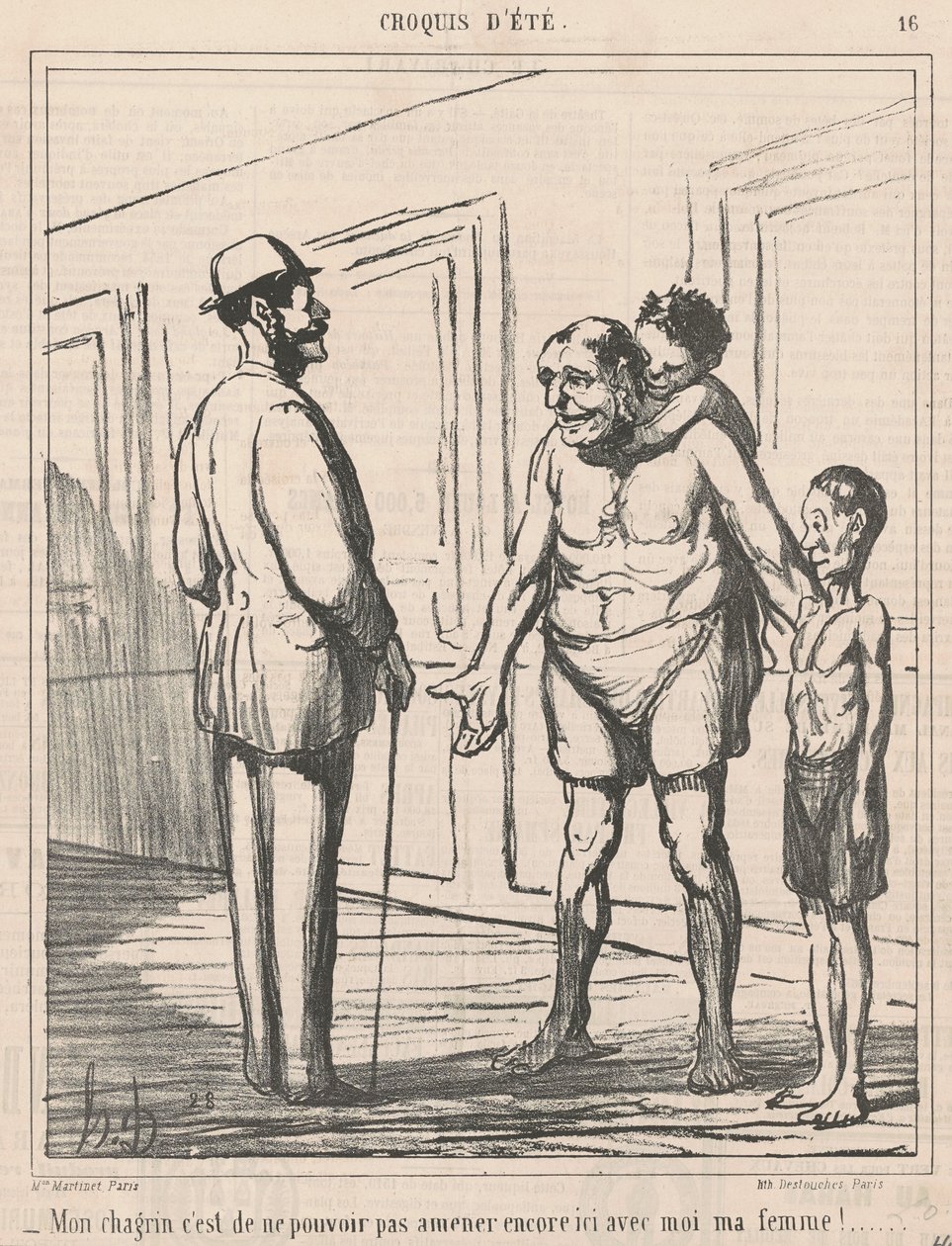 Suruni ei voi... tekijältä Honoré Daumier