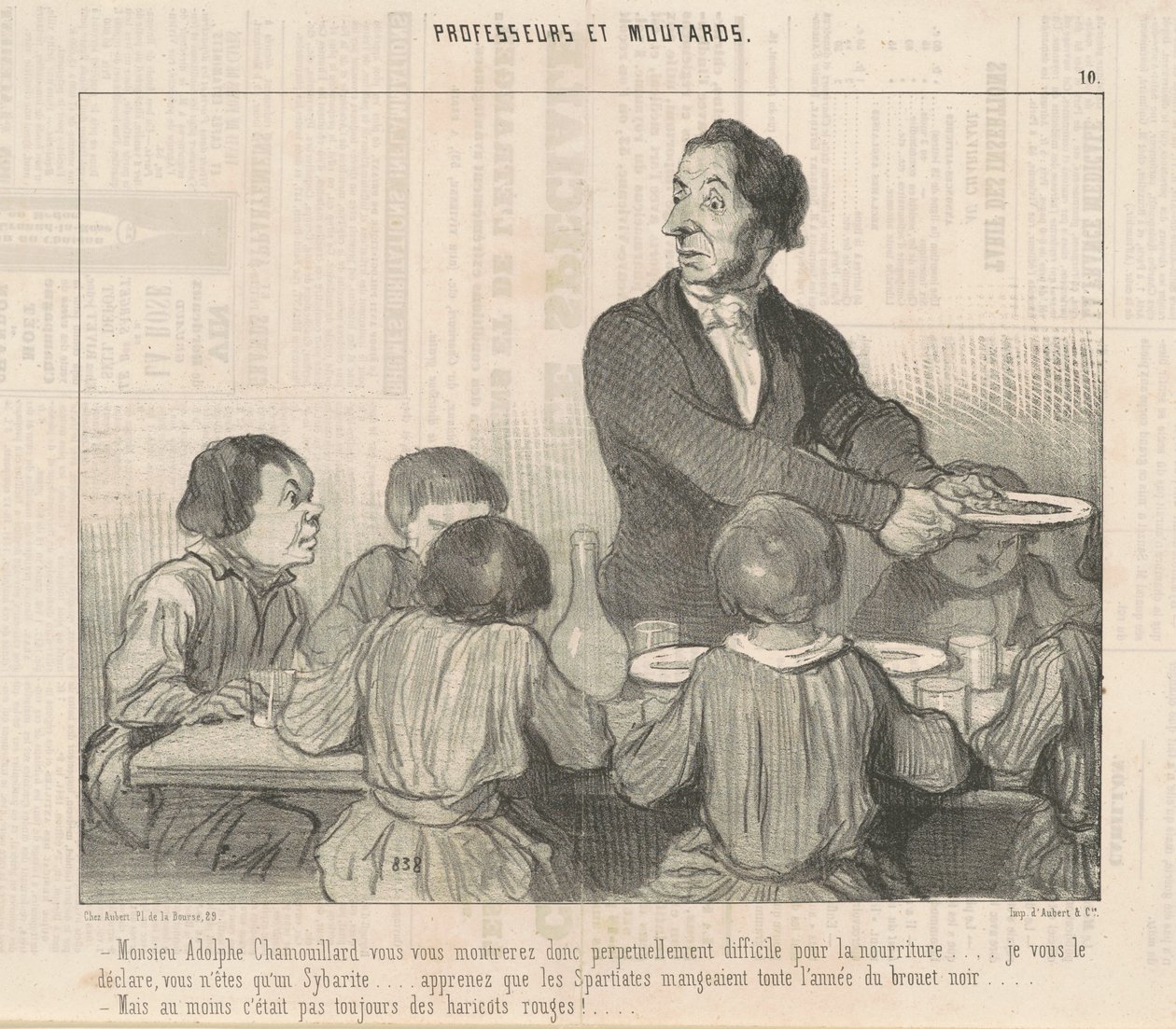 Herra Adolphe Chamouillard, näytät siis itsesi... tekijältä Honoré Daumier