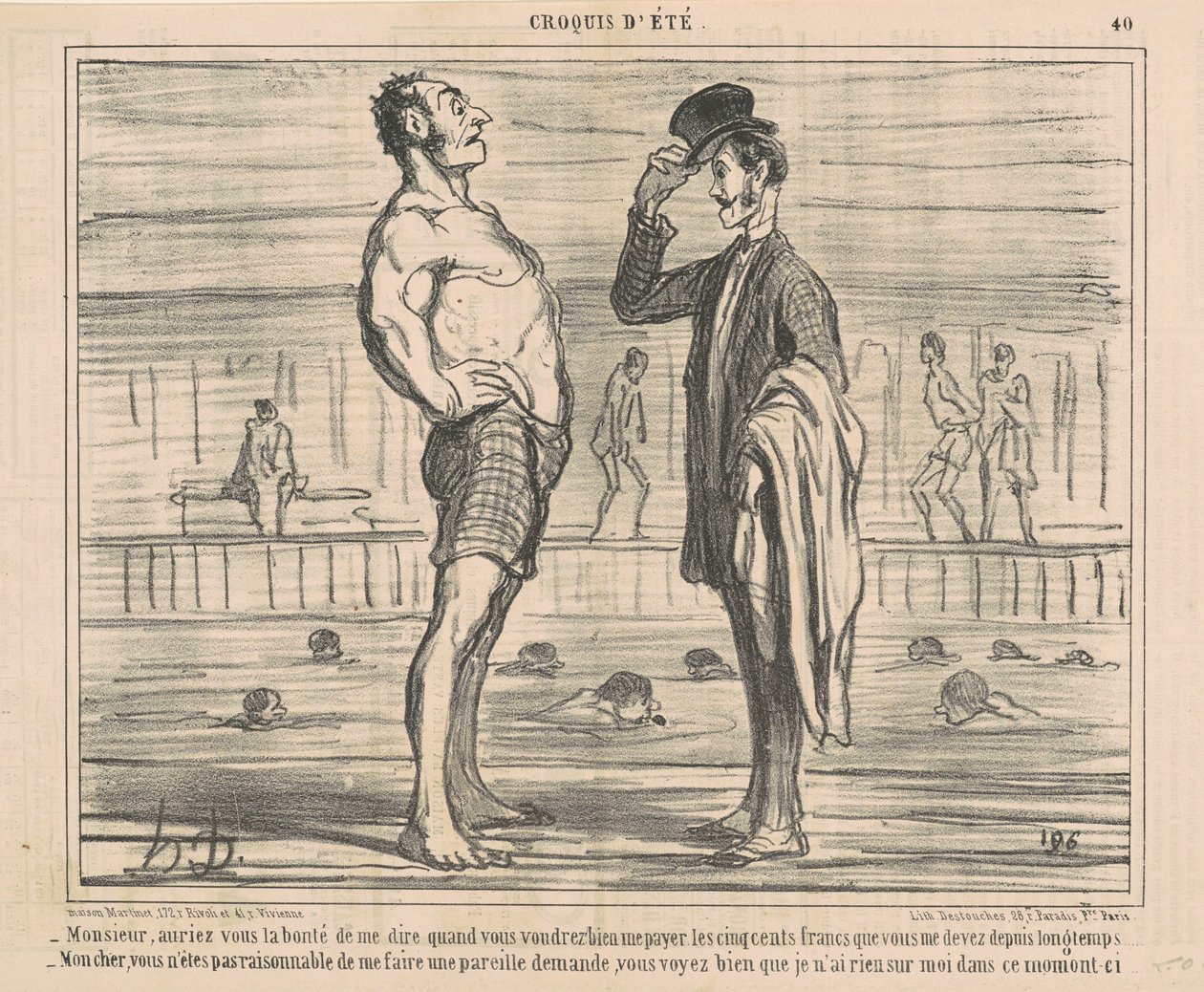 Sir, olisitko ystävällinen kertomaan minulle... tekijältä Honoré Daumier