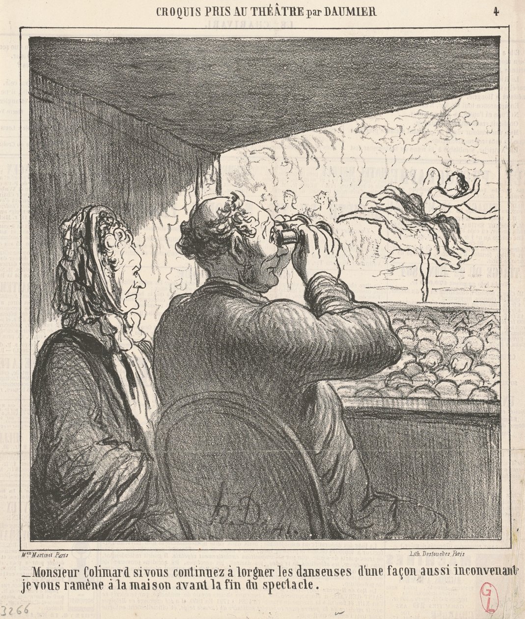 Mr. Colimard, jos jatkat... tekijältä Honoré Daumier