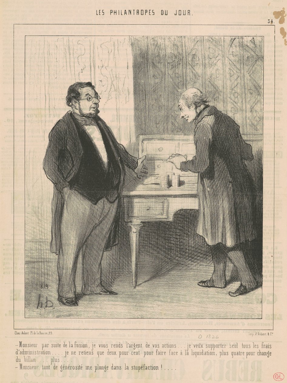 Sir yhdistymisen seurauksena tekijältä Honoré Daumier