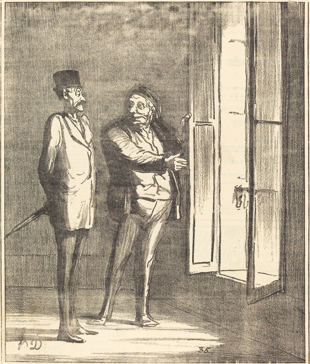 Herra pärjää täällä... tekijältä Honoré Daumier