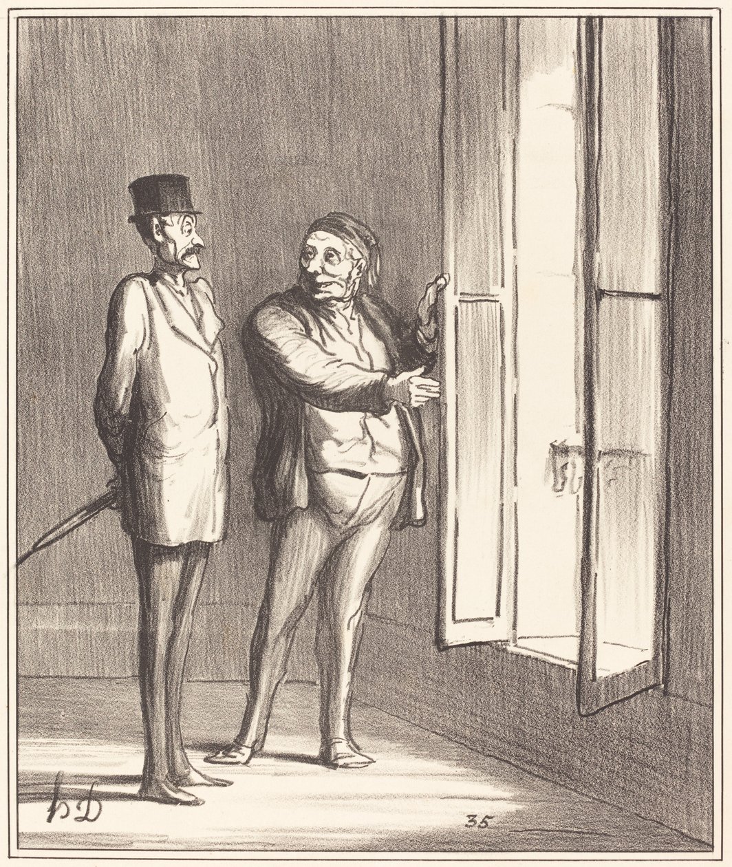 Herra pärjää täällä... tekijältä Honoré Daumier