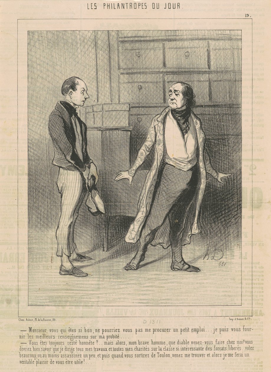Herra sinä, joka olet niin hyvä... tekijältä Honoré Daumier