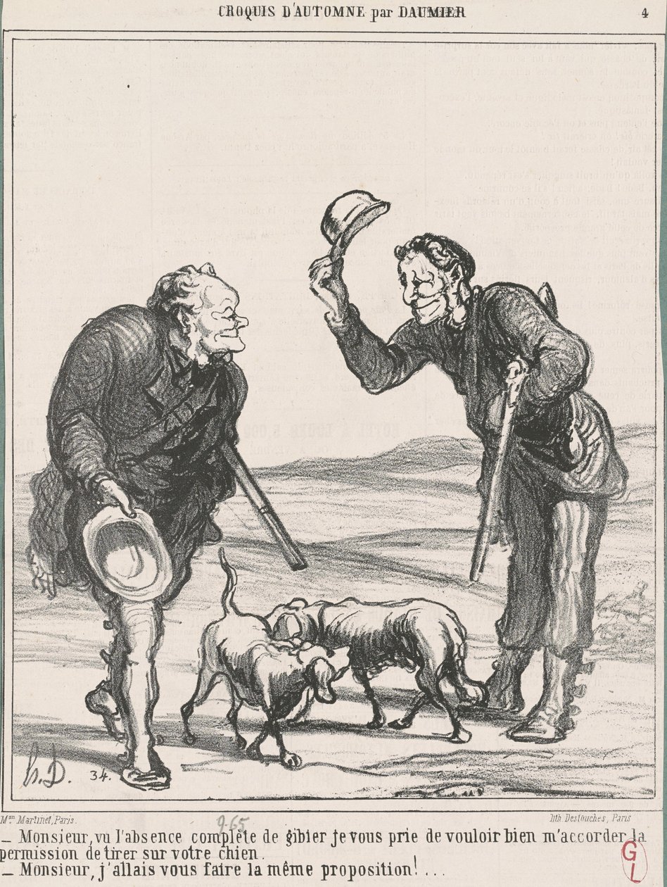 Sir, kun otetaan huomioon täydellinen poissaolo... tekijältä Honoré Daumier