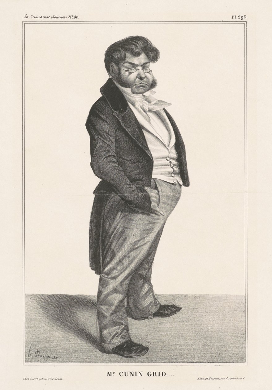 Kuole. Sunin Grid... (Sunin-Garidine) tekijältä Honoré Daumier