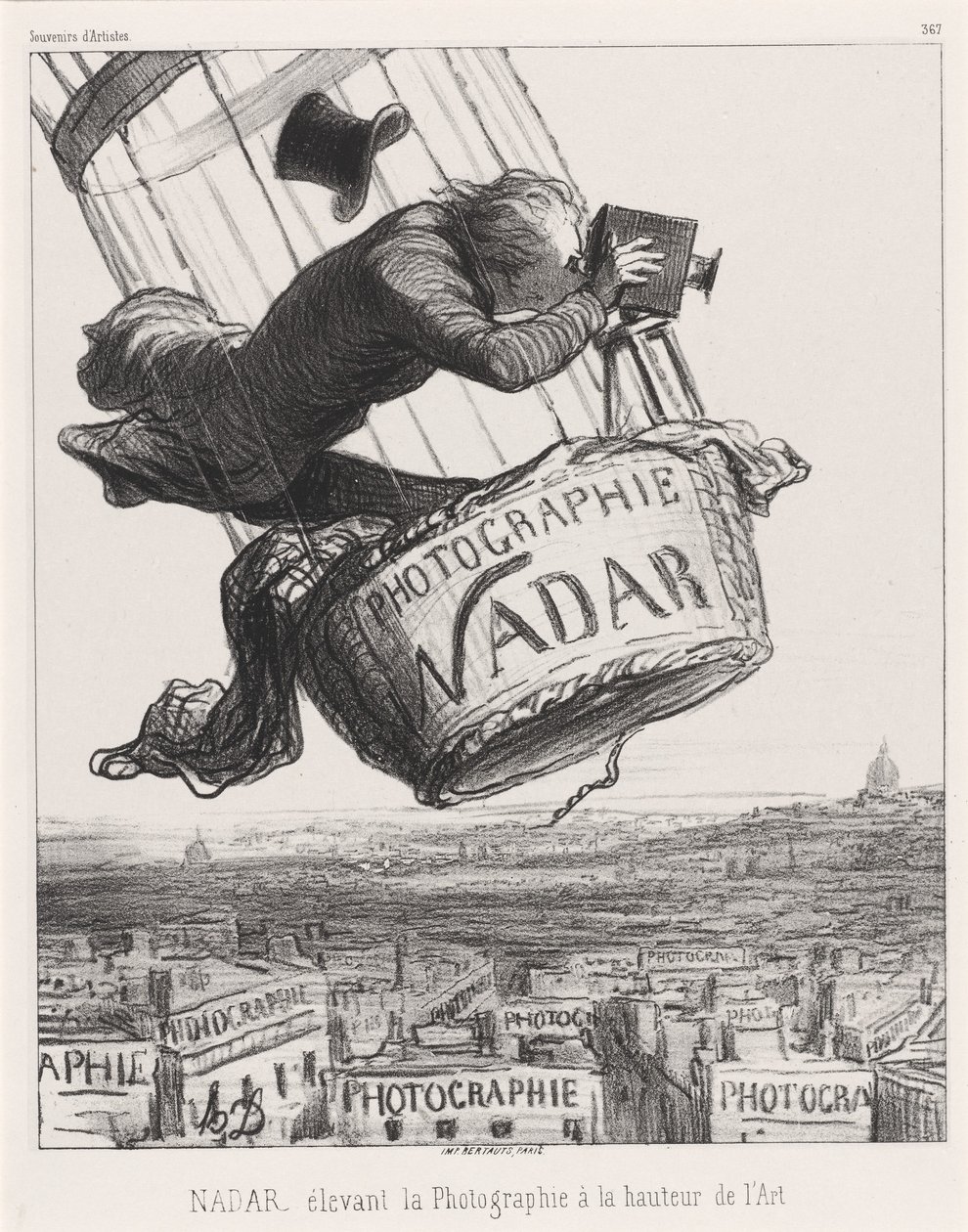 Nadar nostaa valokuvauksen taiteen huipulle tekijältä Honoré Daumier
