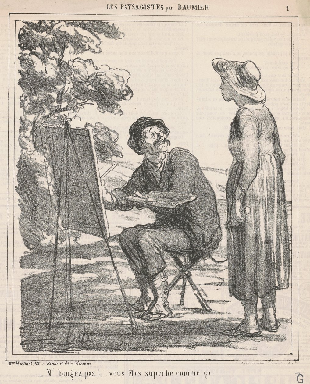 Älä liiku! ... tekijältä Honoré Daumier