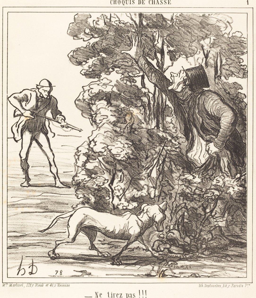 Älä vedä!!! tekijältä Honoré Daumier