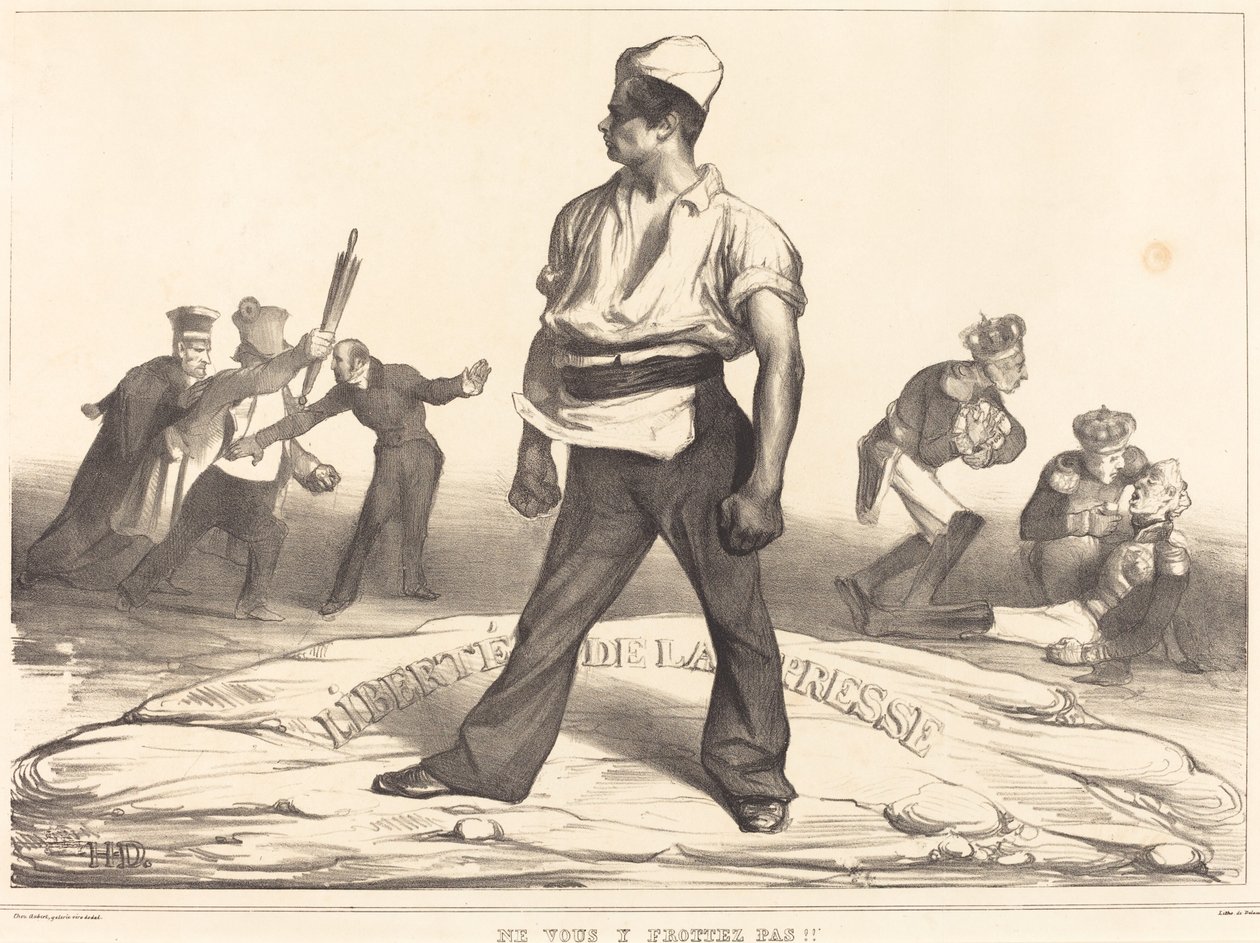 Älä sekaannu sen kanssa!! tekijältä Honoré Daumier