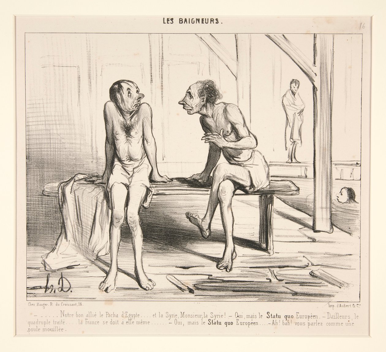 Hyvä liittolaisemme Pacha d tekijältä Honoré Daumier