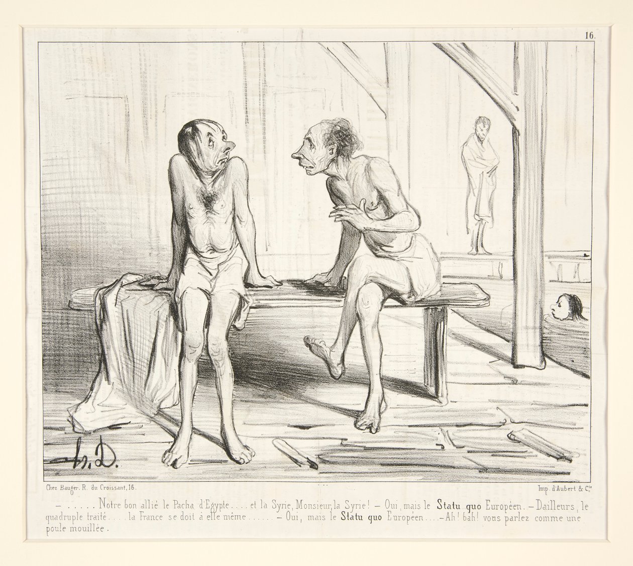 Hyvä liittolaisemme Pacha d tekijältä Honoré Daumier