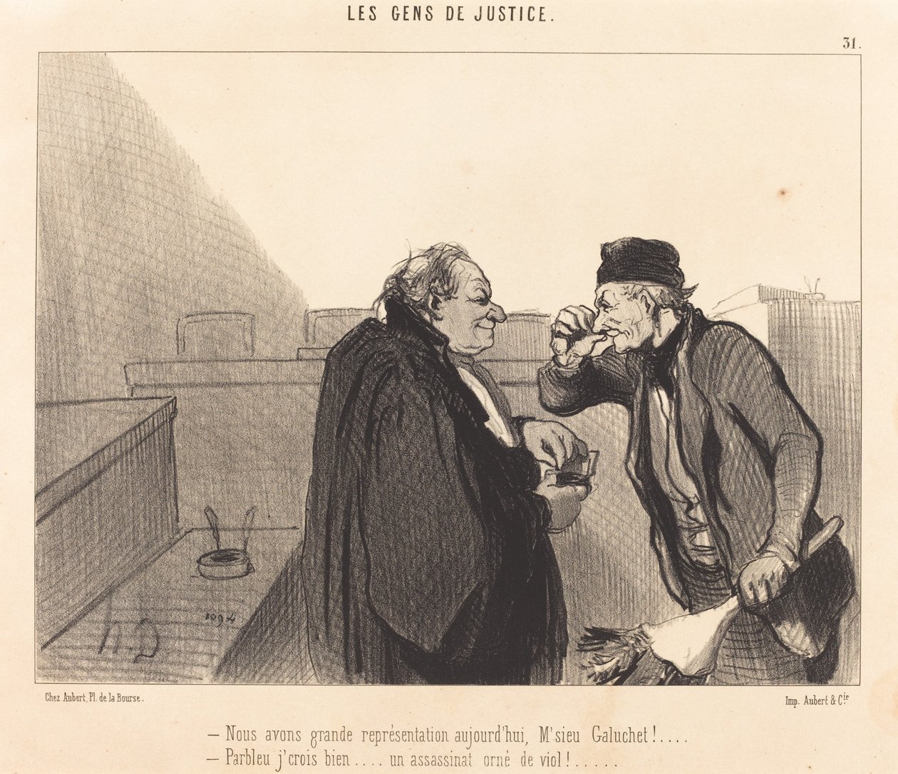 Meillä on tänään loistava edustus tekijältä Honoré Daumier