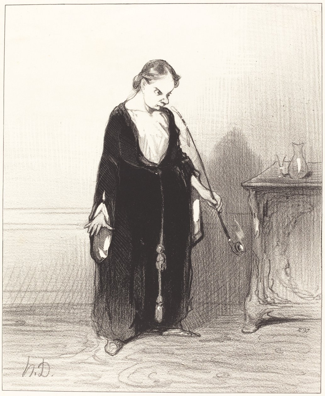 Oi nautintoa oopiumista, jota raivoat minulta!... tekijältä Honoré Daumier
