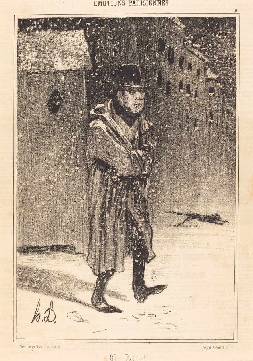 Oi isänmaa!!! tekijältä Honoré Daumier