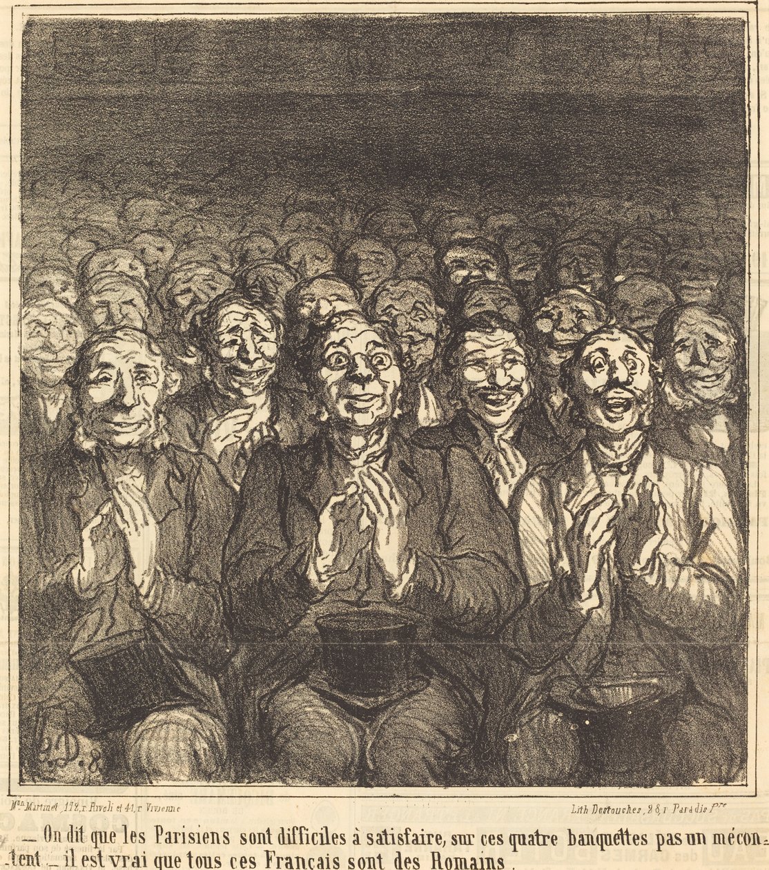 Sanotaan, että pariisilaiset... tekijältä Honoré Daumier