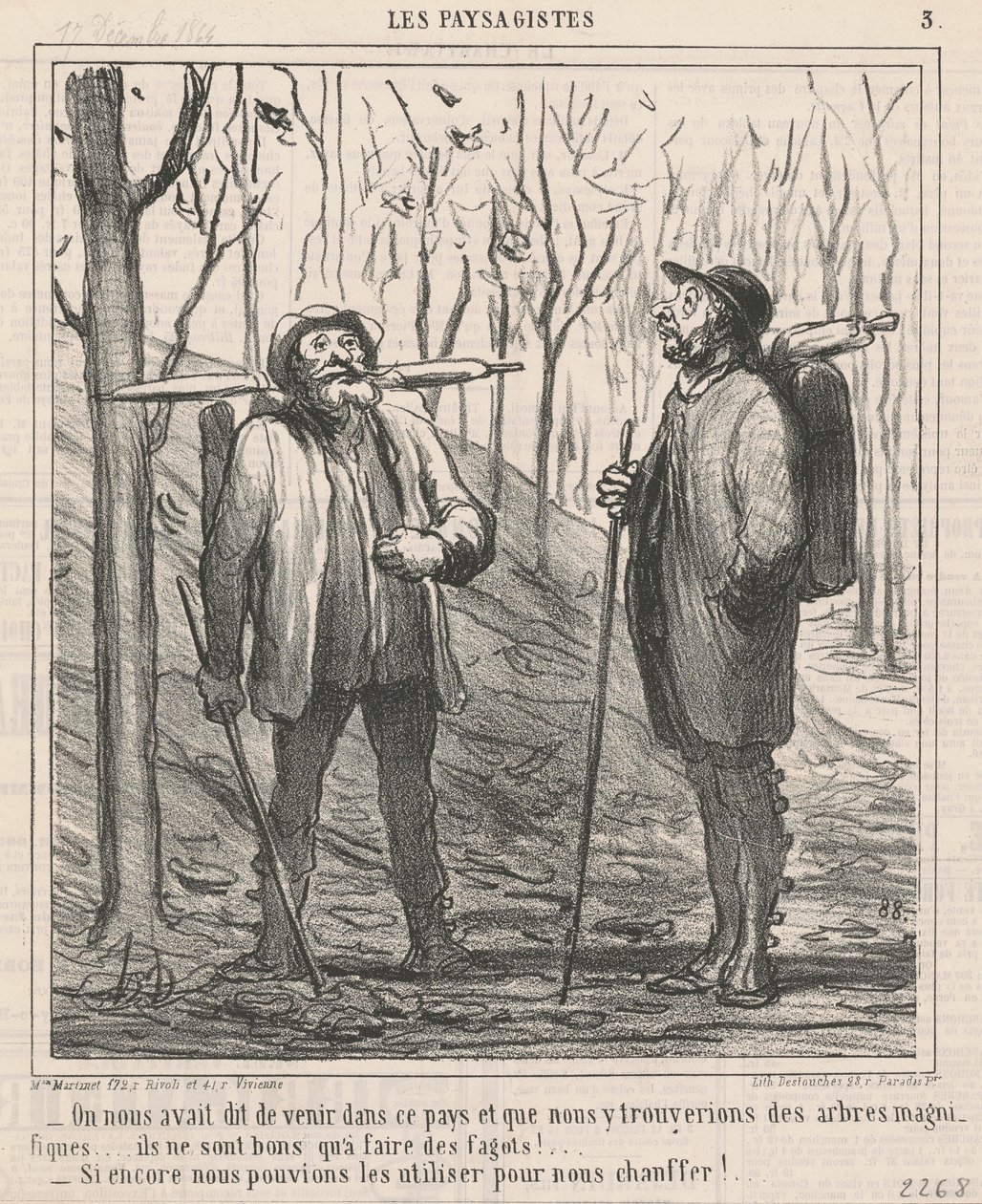 Meidän käskettiin tulla tähän maahan... tekijältä Honoré Daumier
