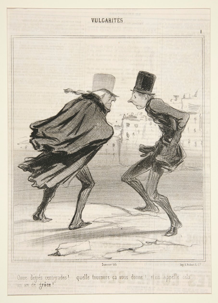 Yksitoista Celsiusastetta! tekijältä Honoré Daumier