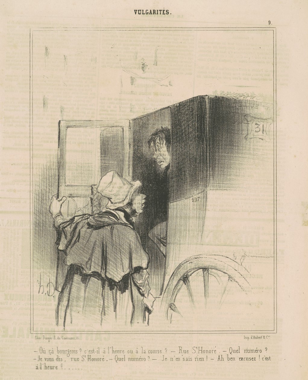 Vai onko se porvarillista? Onko aika vai... tekijältä Honoré Daumier