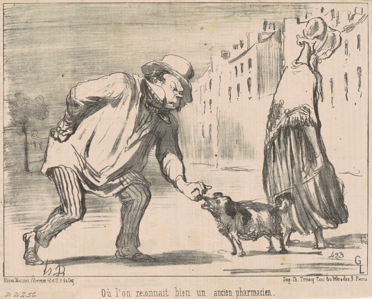 Missä tunnistamme ... entisen apteekin tekijältä Honoré Daumier