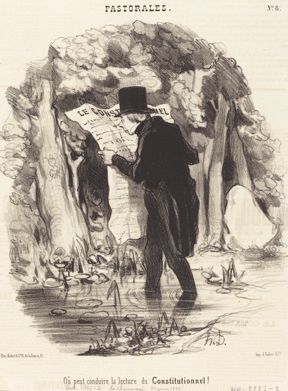 Tai voi johtaa perustuslain käsittelyä! tekijältä Honoré Daumier