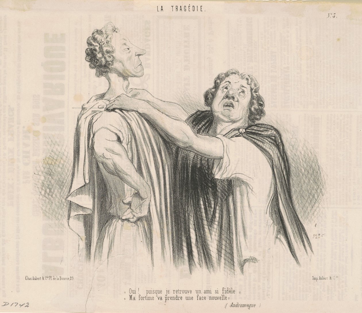 Joo! Koska olen löytänyt niin uskollisen ystävän... tekijältä Honoré Daumier