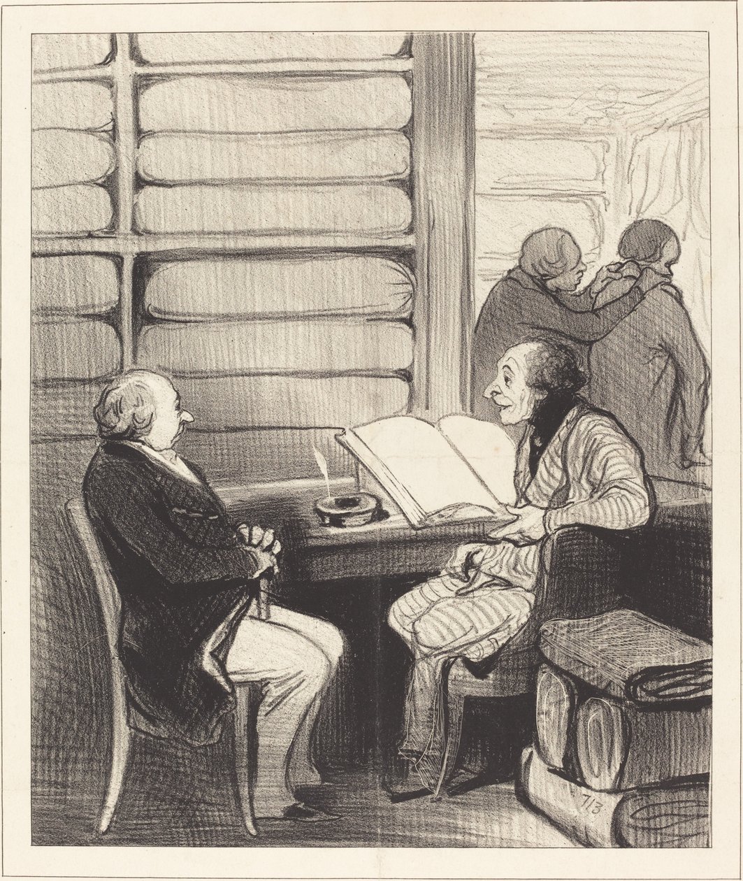 Kyllä, rakas monsieur Badoulard, minä... tekijältä Honoré Daumier