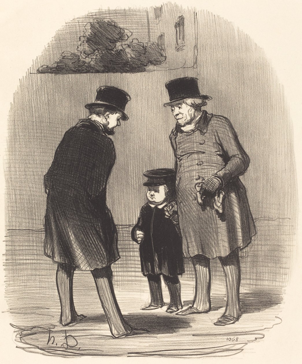Kyllä, herra Chapuzot... tekijältä Honoré Daumier