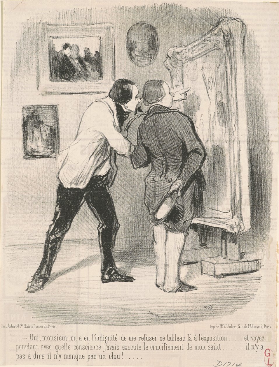 Kyllä... heillä oli nöyryytystä kieltäytyä minulta tämä maalaus... tekijältä Honoré Daumier