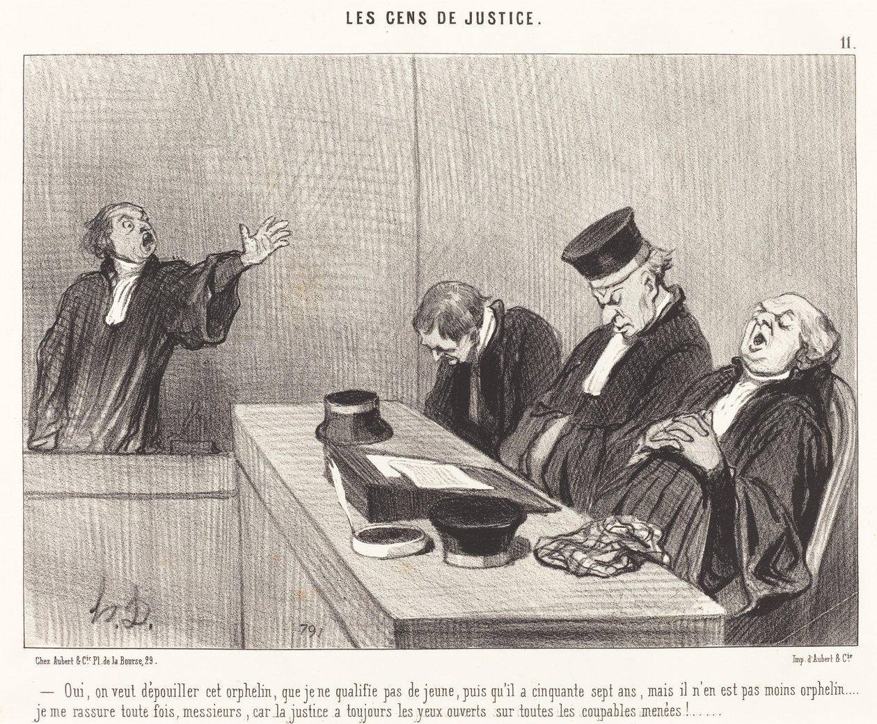 Kyllä, haluamme ryöstää tämän orvon... tekijältä Honoré Daumier