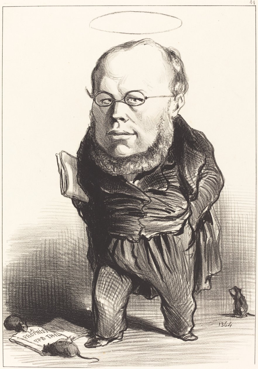 P.J. Proudhon tekijältä Honoré Daumier