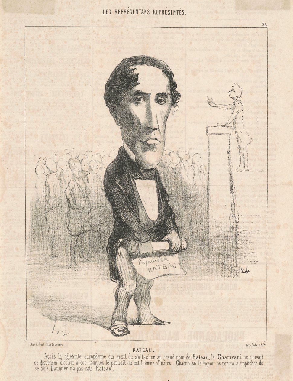 P. Lamotte Rateau tekijältä Honoré Daumier