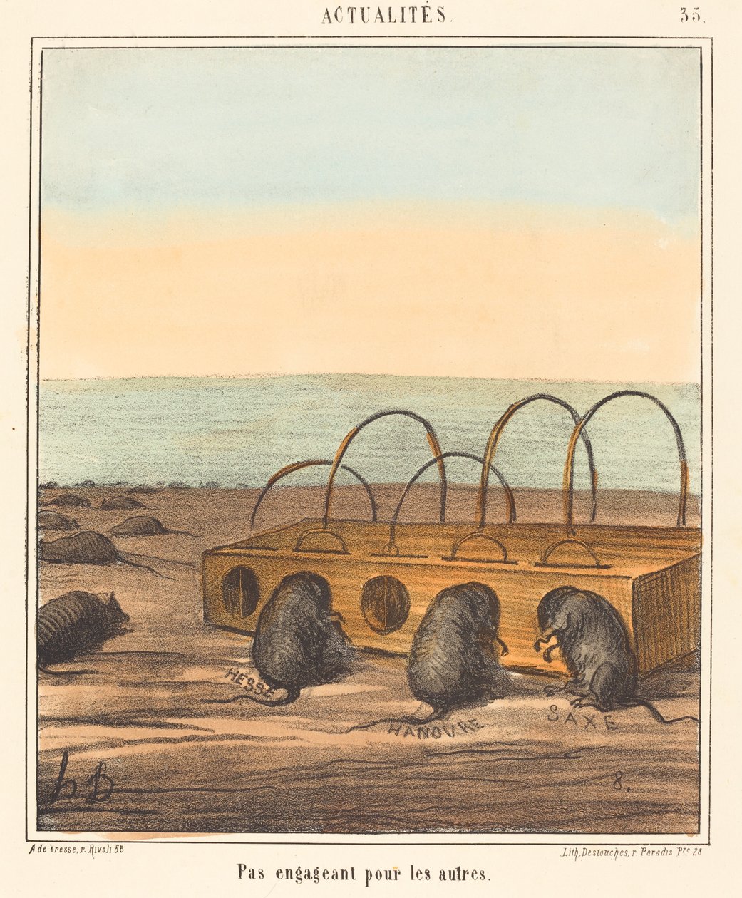 Ei houkuttele muille tekijältä Honoré Daumier