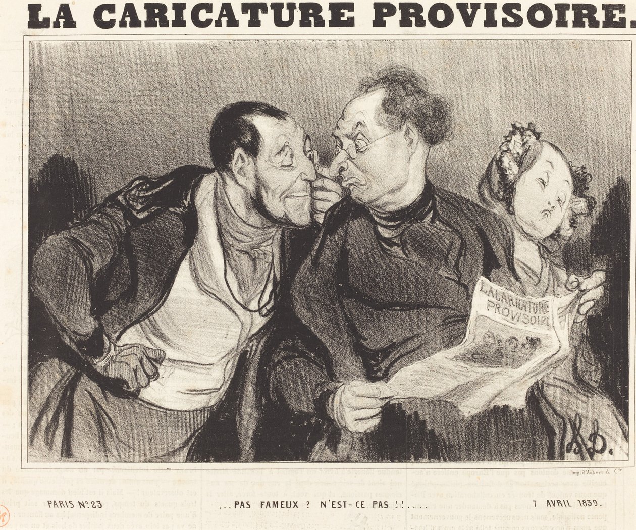 Ei kuuluisa? Eikö ole!!... tekijältä Honoré Daumier