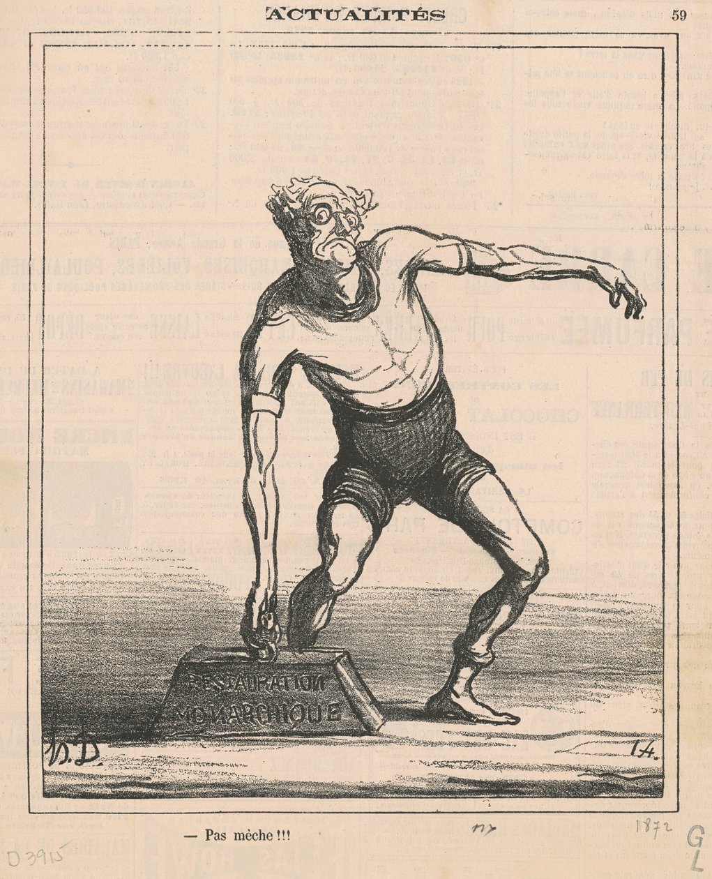 Ei sydäntä!!! tekijältä Honoré Daumier