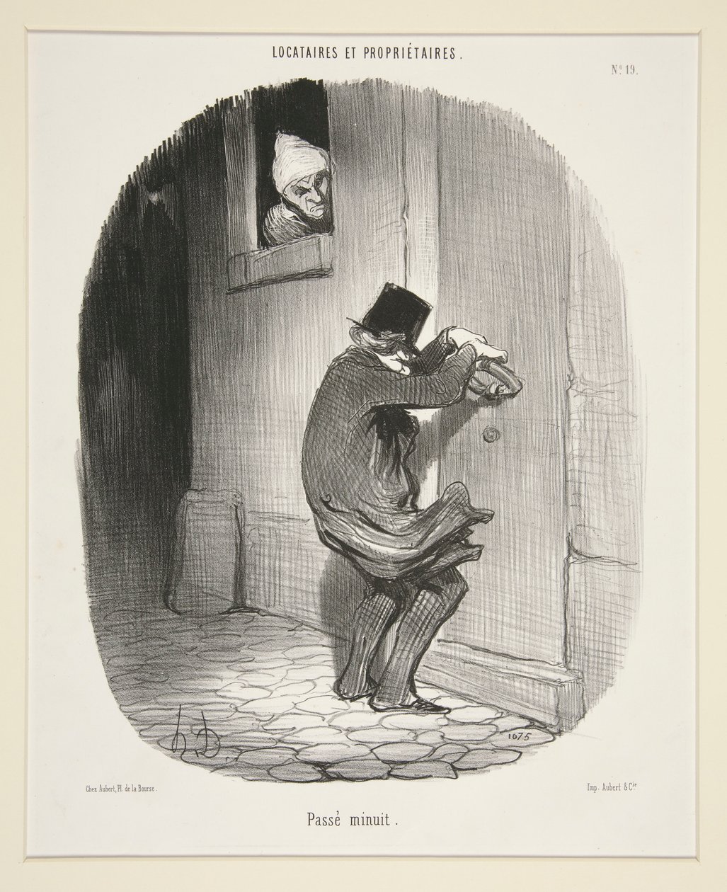 Kulkee keskiyön vuokralaisilta ja omistajilta tekijältä Honoré Daumier