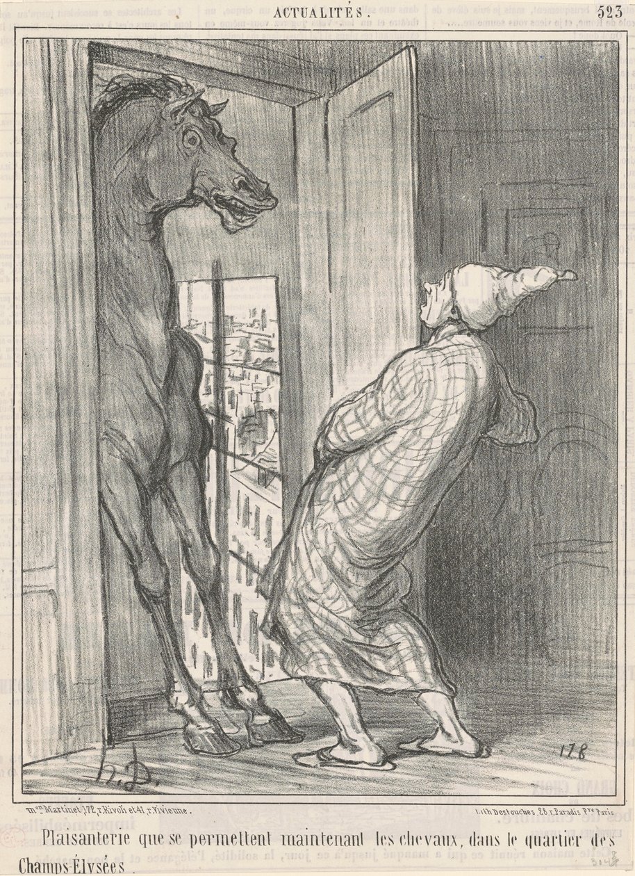 Vitsi, jotka mahdollistavat toisilleen... tekijältä Honoré Daumier