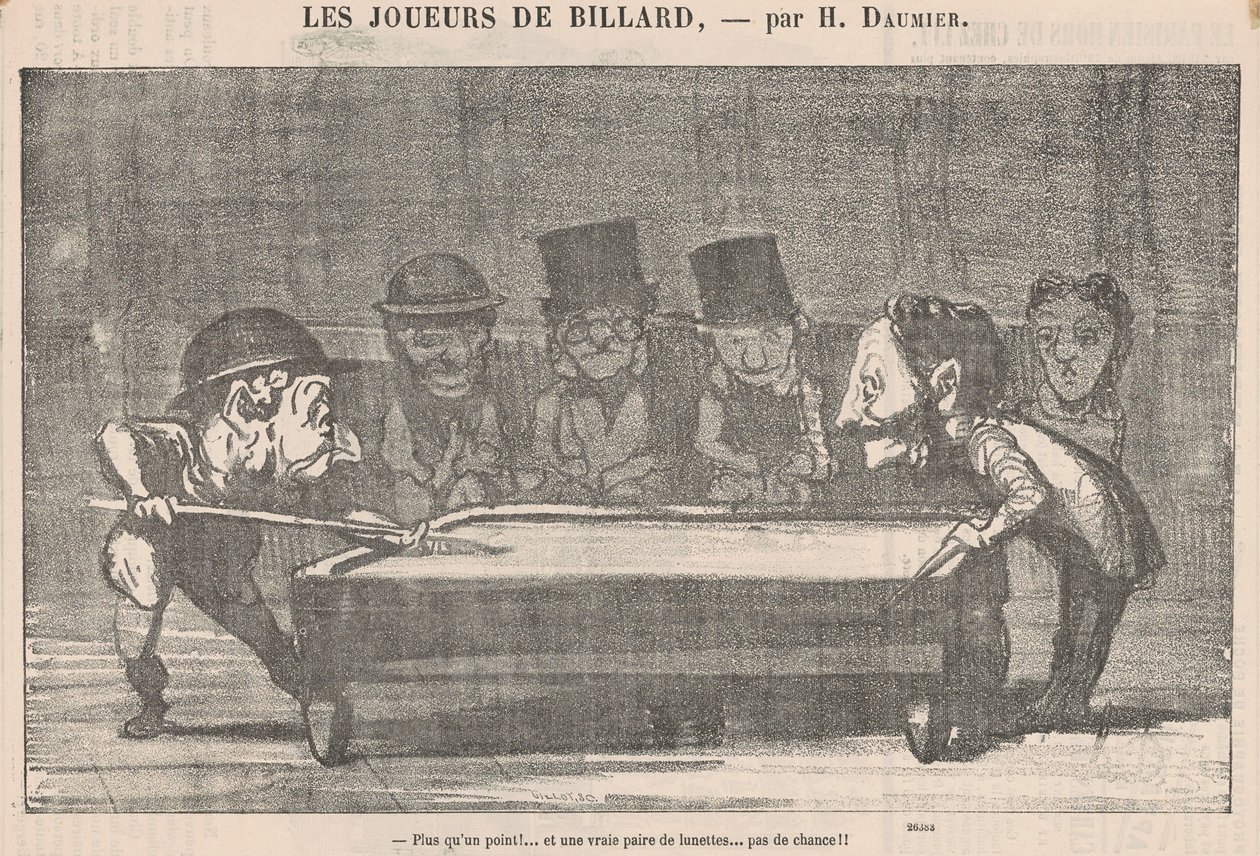 Enemmän kuin yksi piste! ... Ei mahdollisuutta!! tekijältä Honoré Daumier