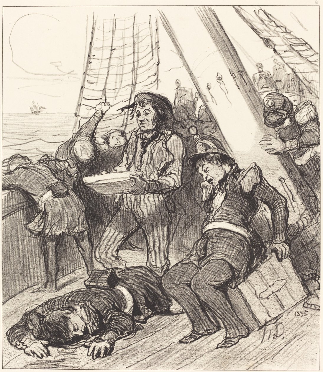 Useat kansalliskaartilaiset, jotka eivät olleet ajatelleet... tekijältä Honoré Daumier