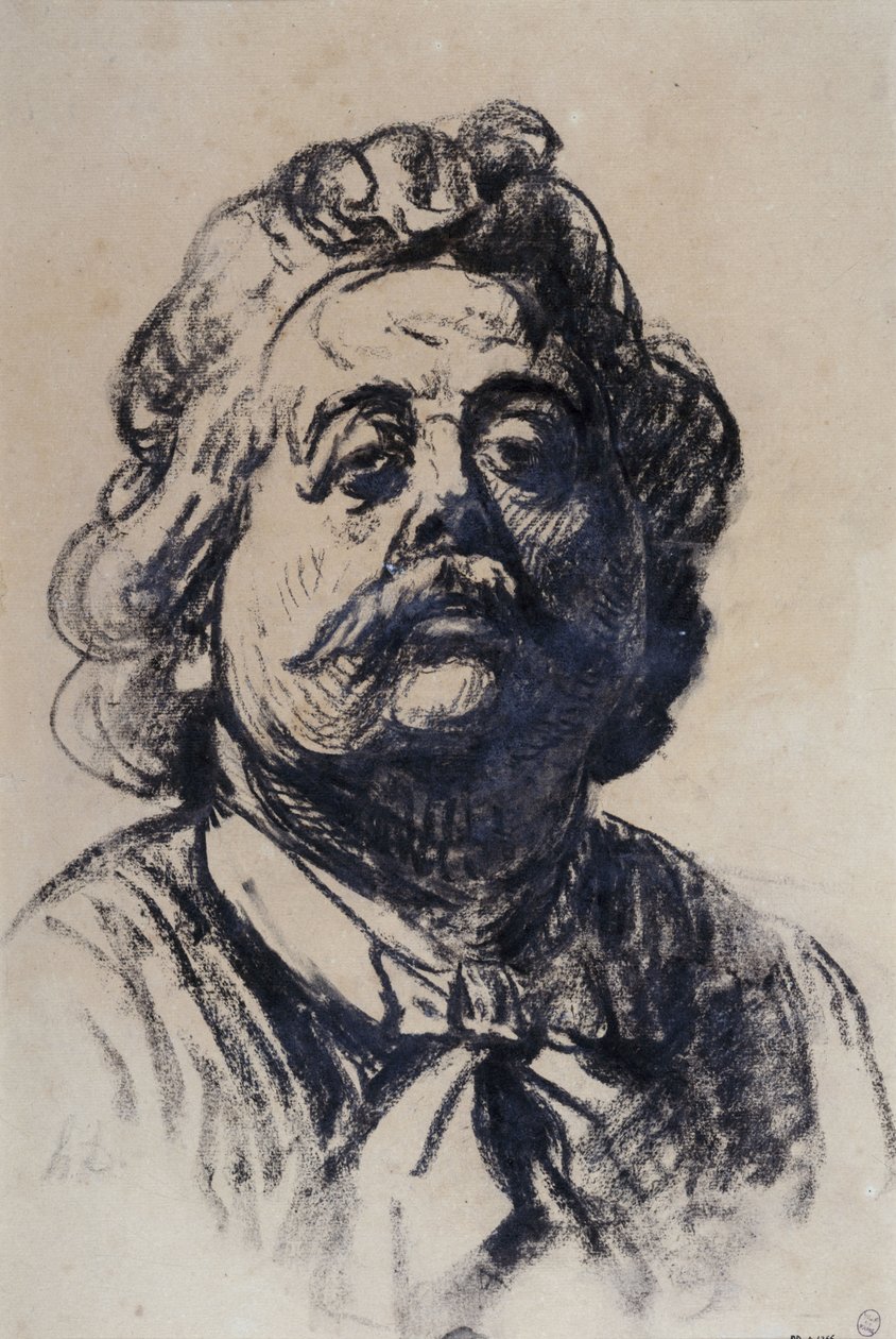 Pierre Carrière-Belleusen muotokuva 1851-1933, n. 1890. tekijältä Honoré Daumier