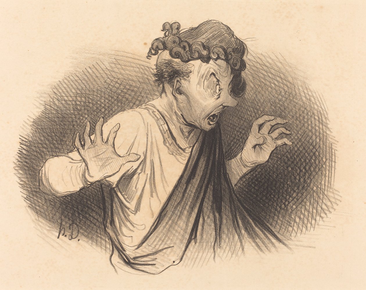 Ketä varten nämä käärmeet ovat... tekijältä Honoré Daumier