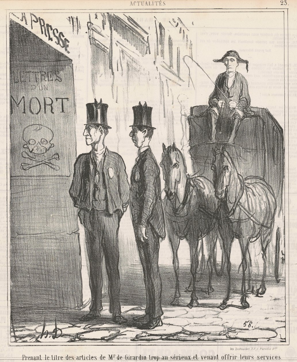 Kun otetaan herra de Girardinin titteli liian vakavasti... tekijältä Honoré Daumier